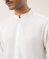 Men's Falak Plain Off-White Kurta Shalwar